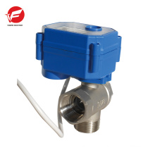 Motorized water automatic water shut off electric automatic control valve